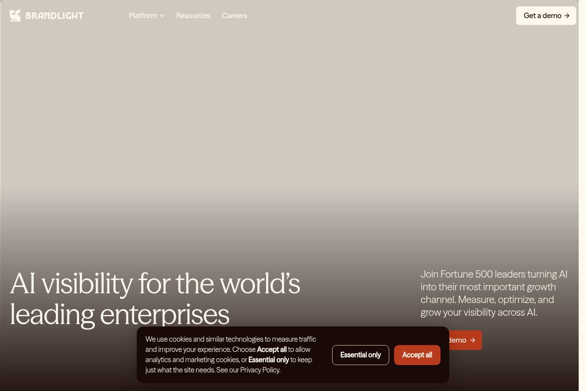 6. Brandlight: Best for Fortune 500 Multi-Brand Governance
