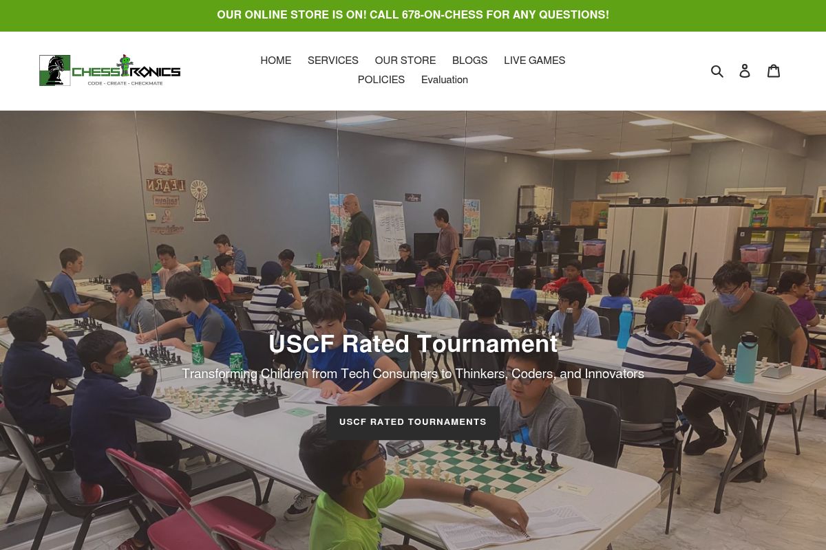 6. Chesstronics: Best for Frequent, Affordable USCF-Rated Events