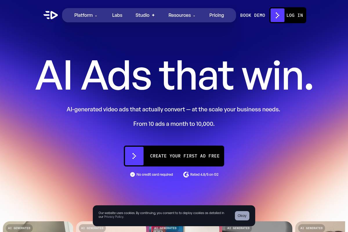 6. Creatify: Best for URL-to-Video AI Ad Generation