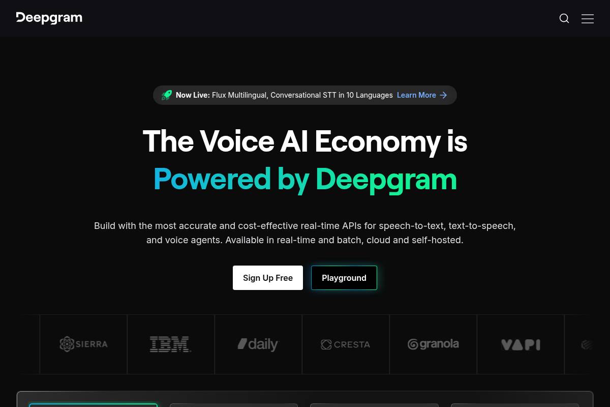 6. Deepgram — Best for Self-Hosted Speech Infrastructure in Regulated Environments