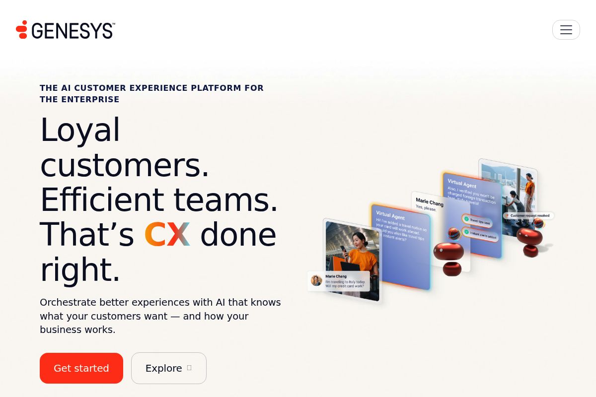 6. Genesys Cloud CX — Best for Complex Omnichannel Orchestration at Scale
