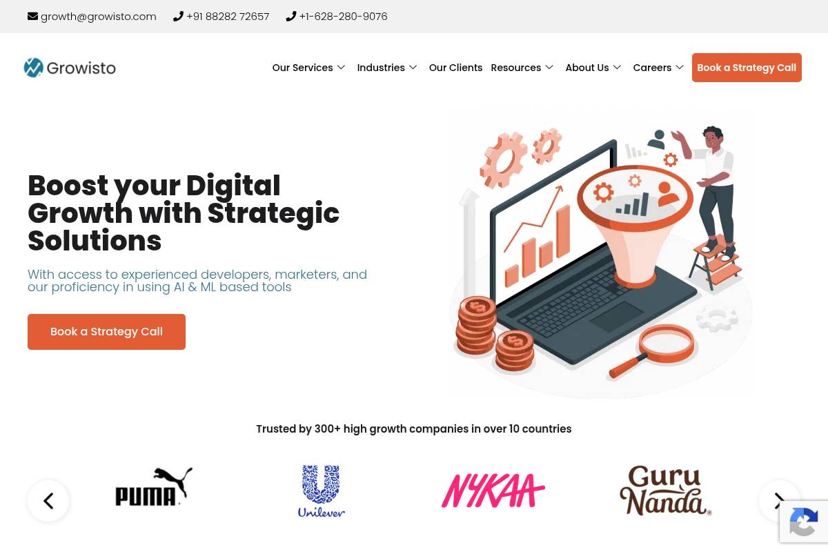 6. Growisto: Best for Full-Funnel Amazon and Marketplace Growth