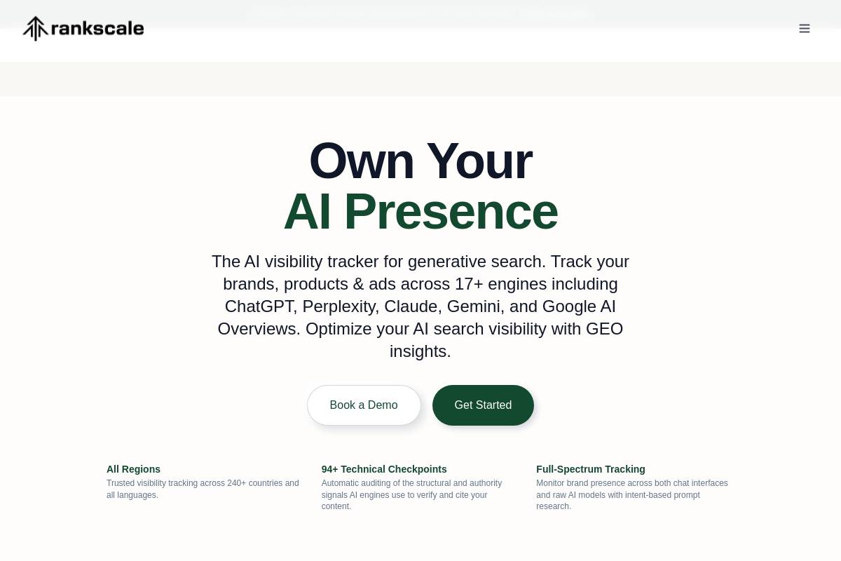6. Rankscale AI: Best for Widest Engine Coverage at Low Cost