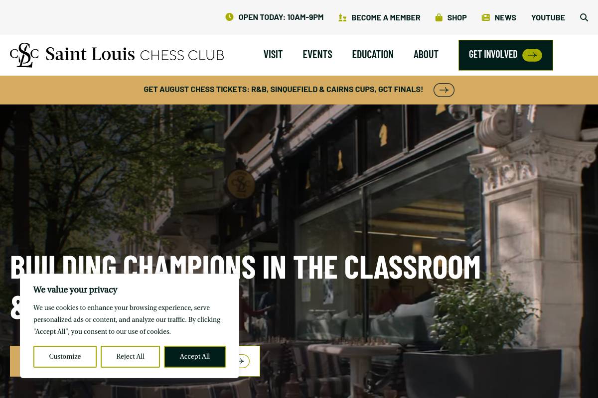 6. Saint Louis Chess Club Online