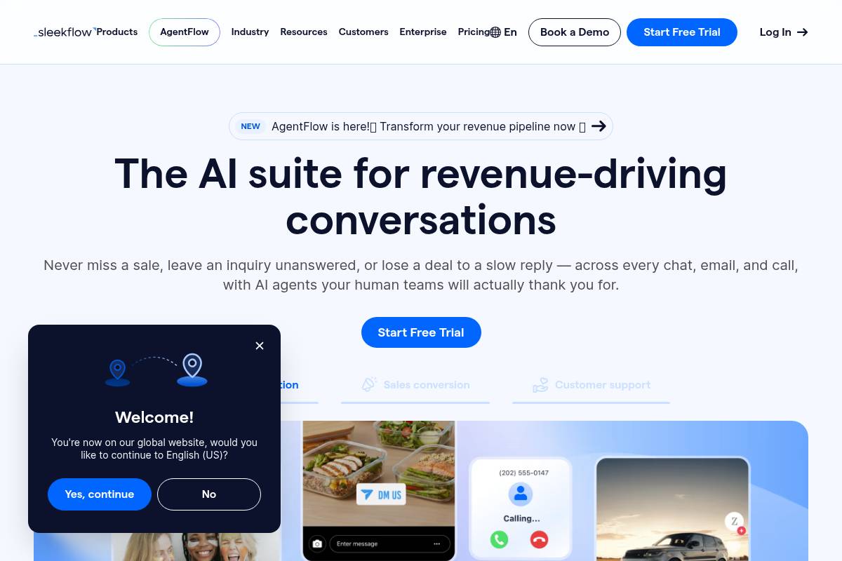 6. SleekFlow: Best for Omnichannel Agencies Beyond WhatsApp