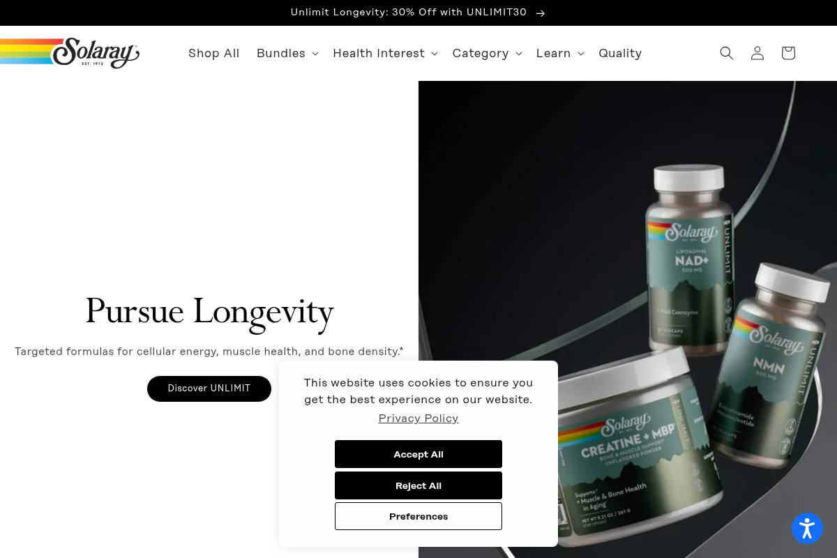 6. Solaray — Best for Liposomal Absorption and Hormonal Blend Diversity