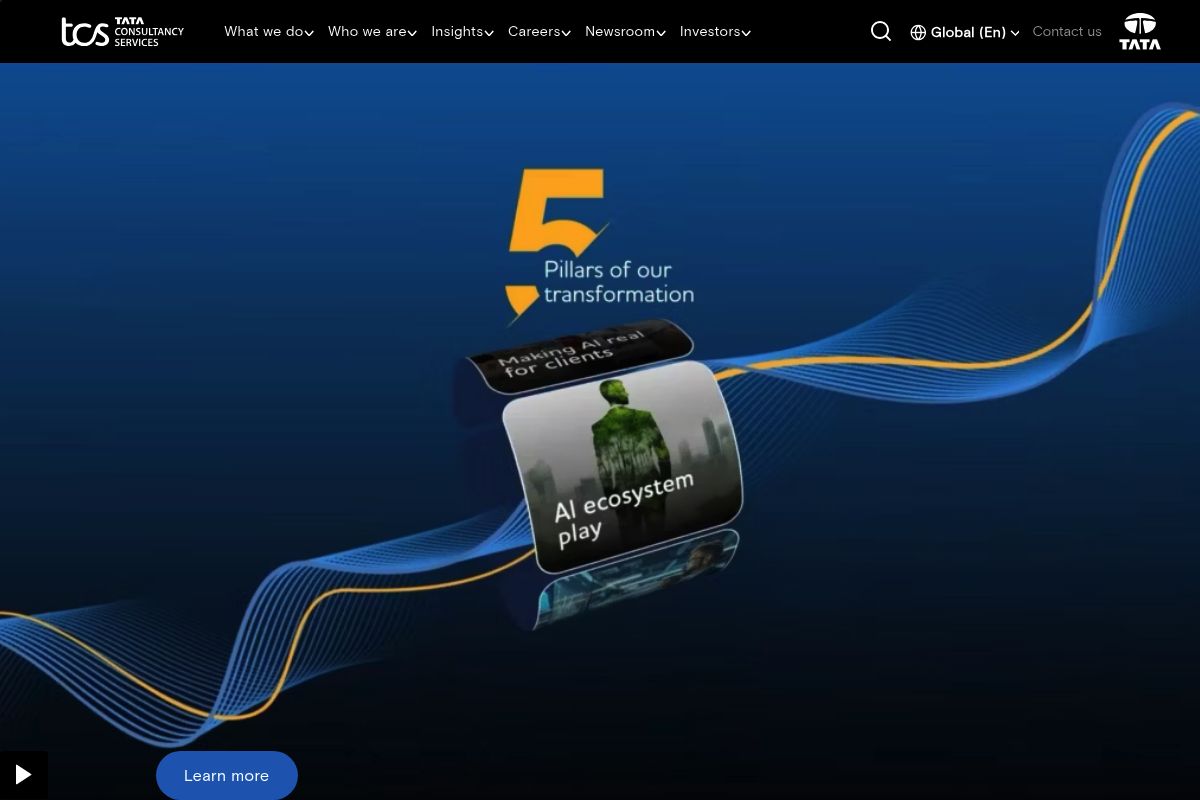 6. TCS (Tata Consultancy Services): Best for Retail Merchandising-Specific AI Migration Tooling