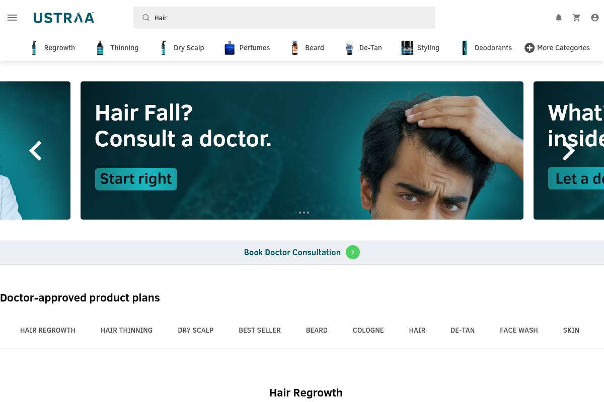 6. Ustraa Anti-Dandruff Shampoo: Best for a Men's Grooming Ecosystem