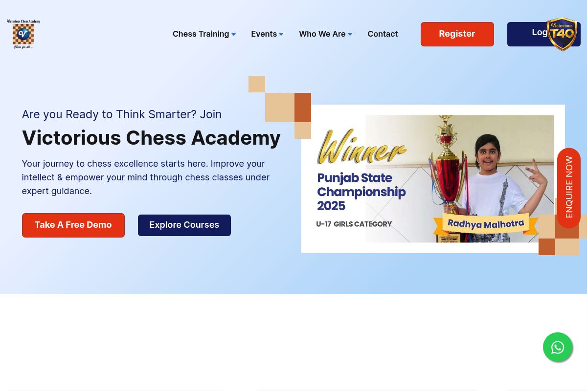 6. Victorious Chess Academy — Best for Structured Pathways to Professional Play