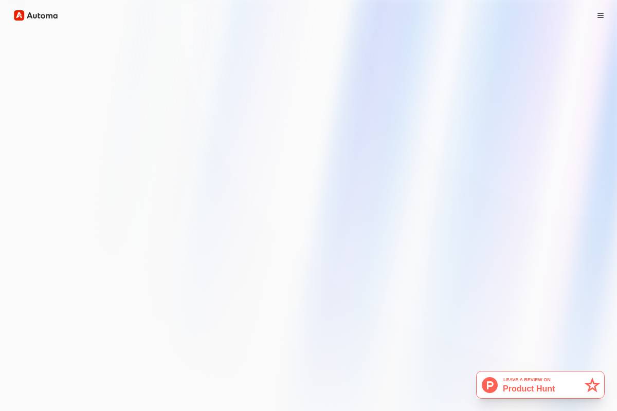 7. Automa — Best for Open-Source Visual Browser Automation