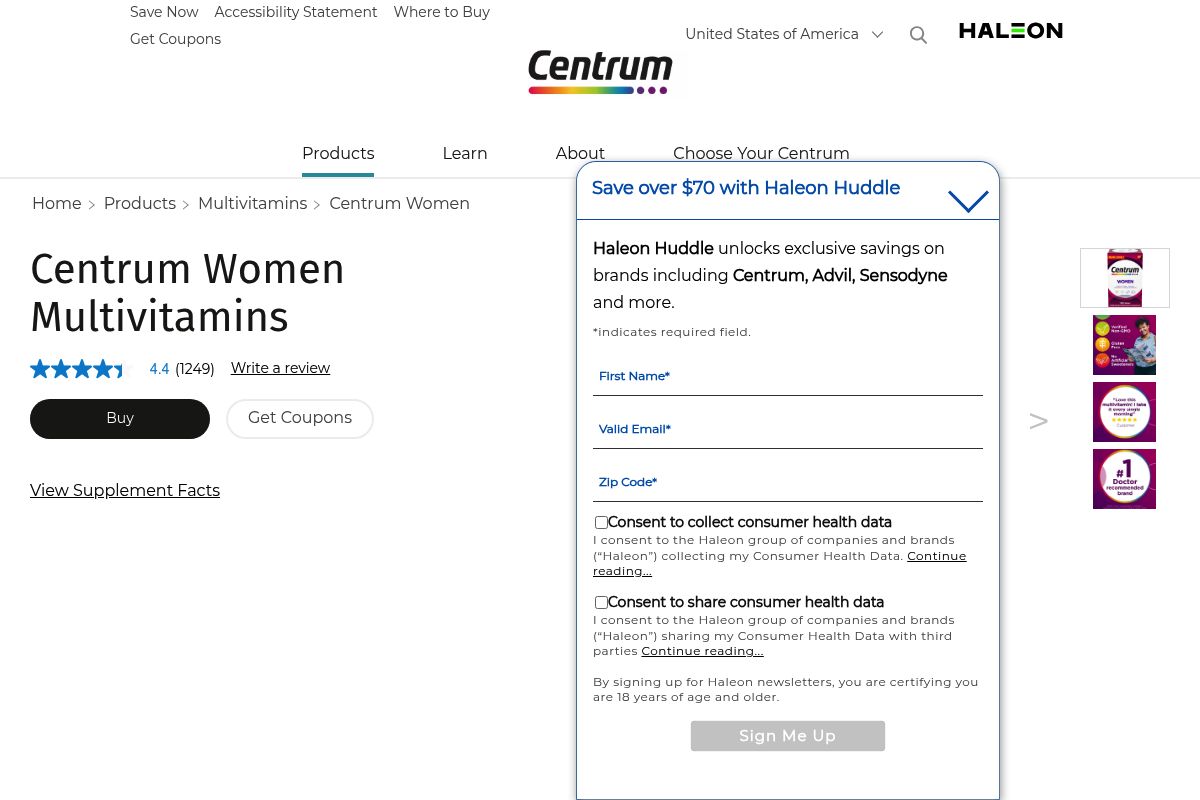 7. Centrum Women — Best for Doctor-Recommended Mainstream Option
