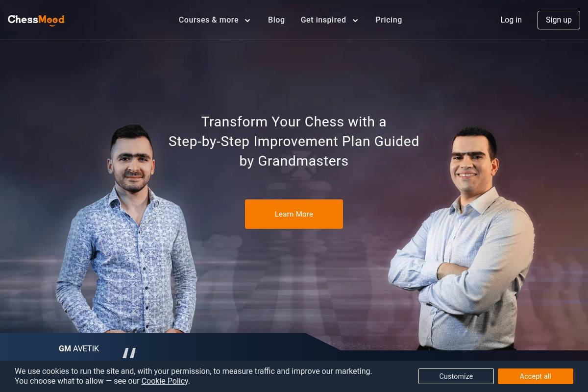 7. ChessMood — Best for Intermediate Self-Study with GM Video Courses