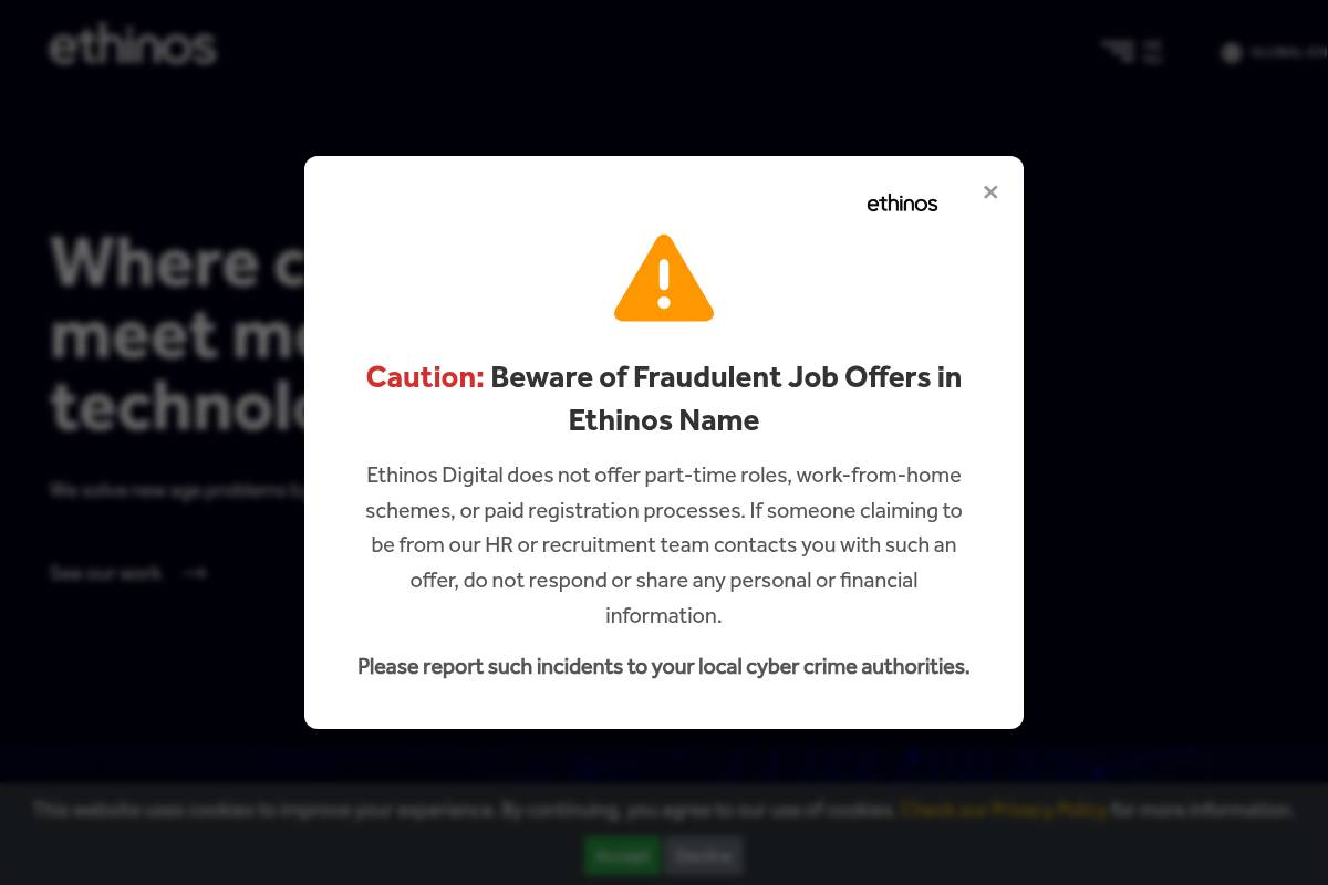 7. Ethinos: Best for Independent Full-Service Digital