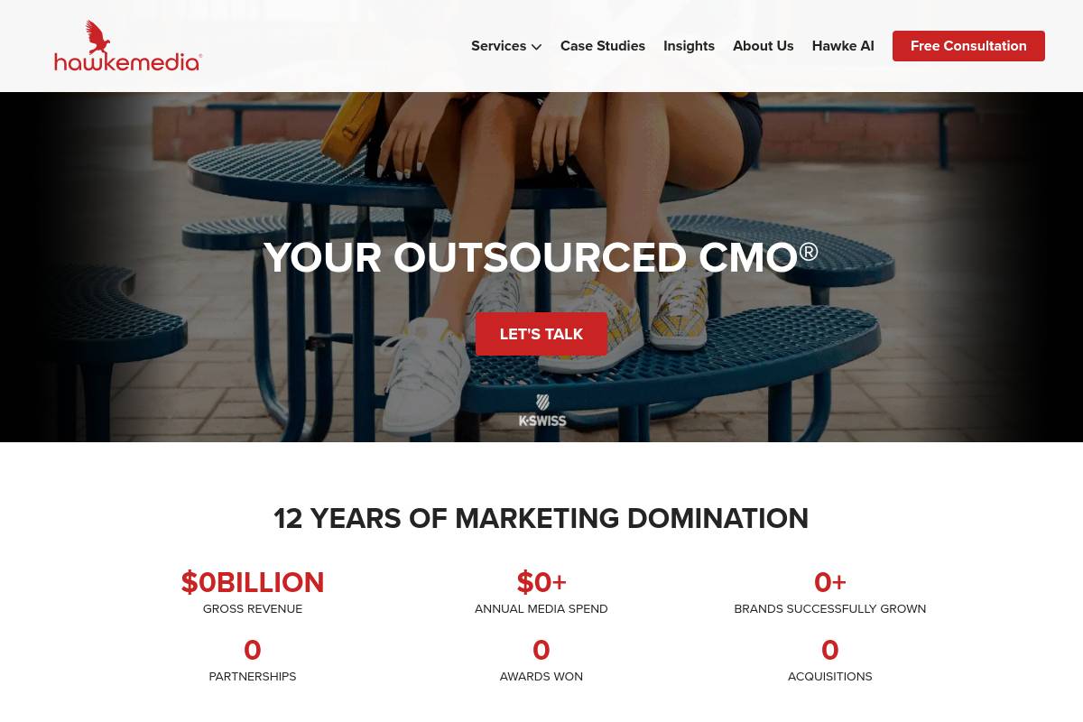 7. Hawke Media: Best for Flexible, A La Carte Outsourced-CMO Services