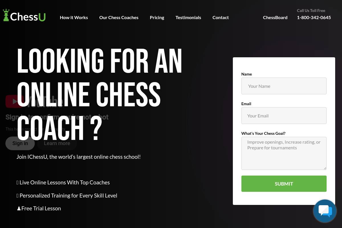 7. iChessU — Best for Direct Grandmaster Access for Competitive Students
