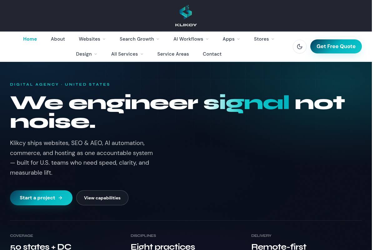 7. Klikcy: Best for Remote-First Technical GEO Audits