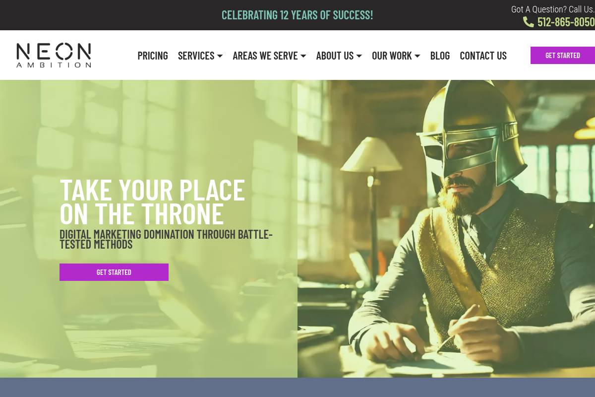 7. Neon Ambition: Best for Creative-Led Local Austin Brands