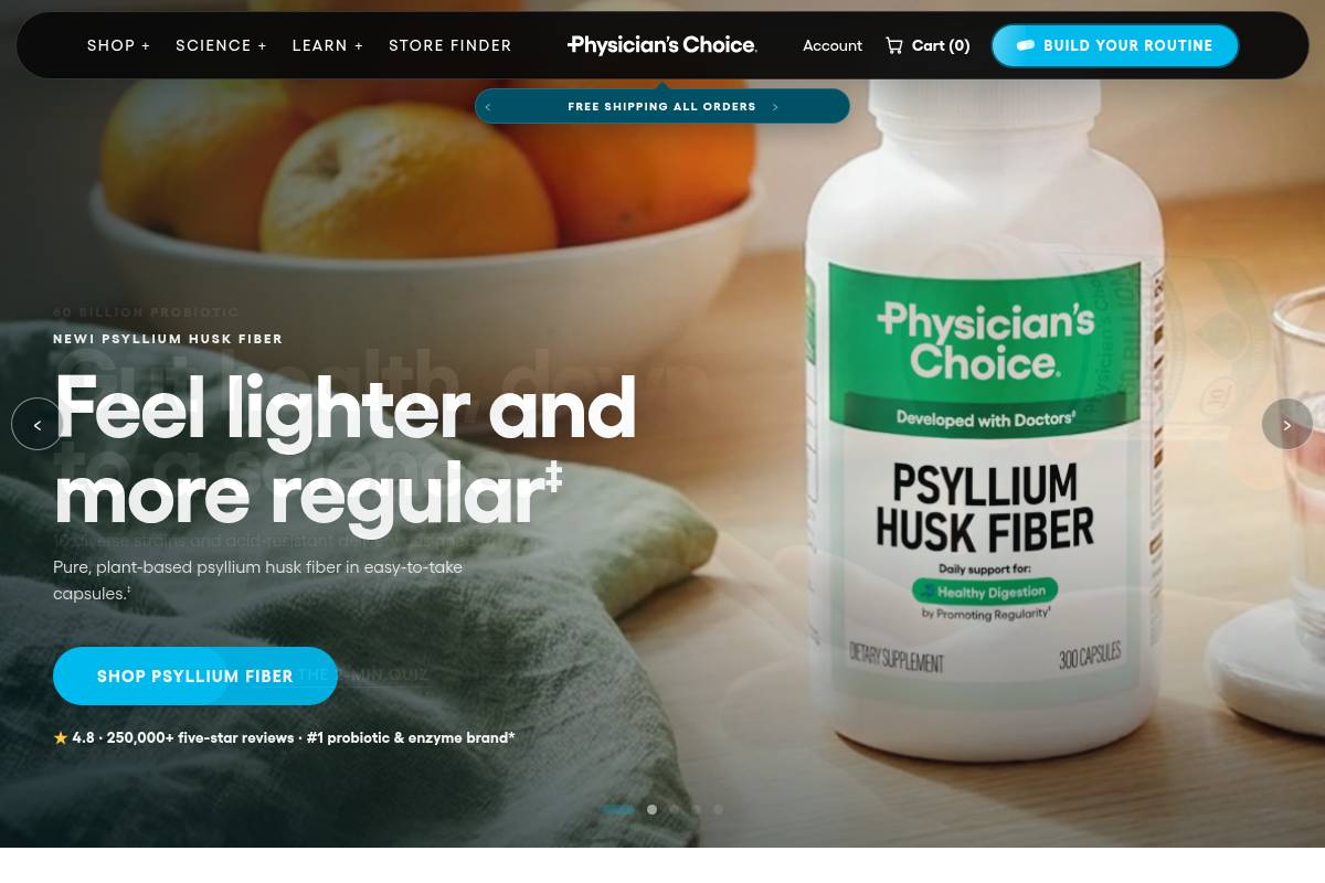 7. Physician's Choice Women's Probiotic: Best Affordable Multi-Strain Option