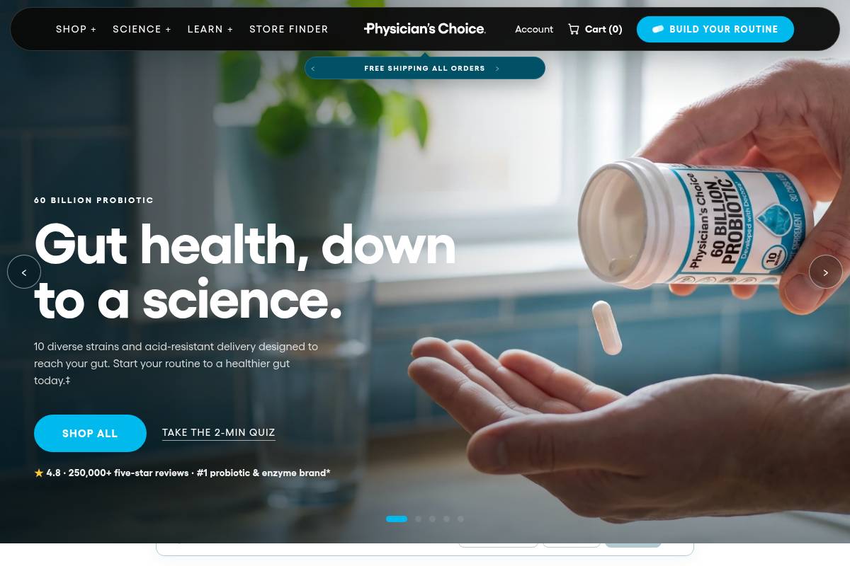 7. Physician's Choice Women's Probiotic: Best for Budget-Friendly High CFU
