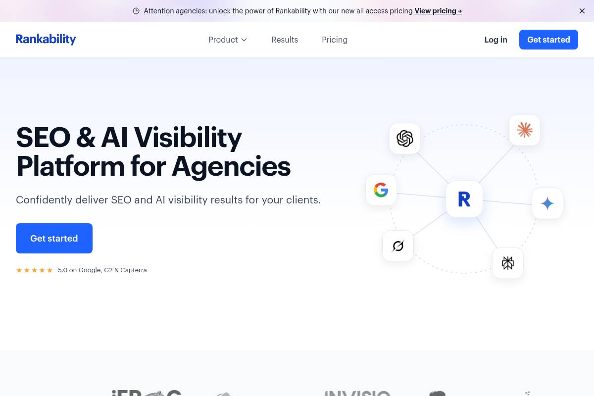 7. Rankability — Best for Agency-First SEO and AEO Workflow