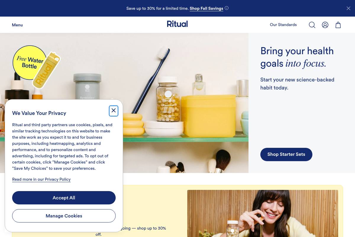 7. Ritual: Best for Subscription Convenience With Traceable Sourcing
