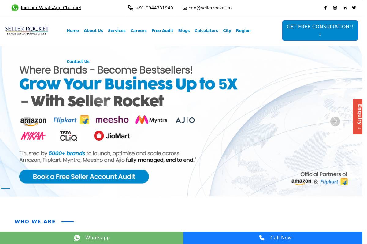 Seller Rocket: Best for South India Fashion and Lifestyle Sellers on Myntra