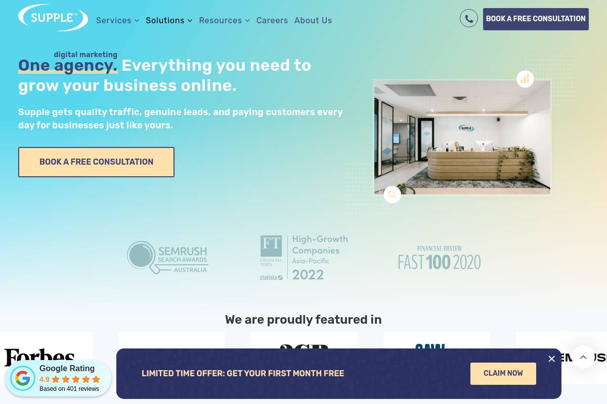 7. Supple Digital — Best for Full-Service SEO and Ecommerce