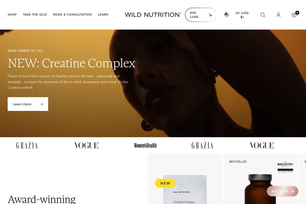 7. Wild Nutrition: Best for Food-Grown Ayurvedic Hormone Nutrients