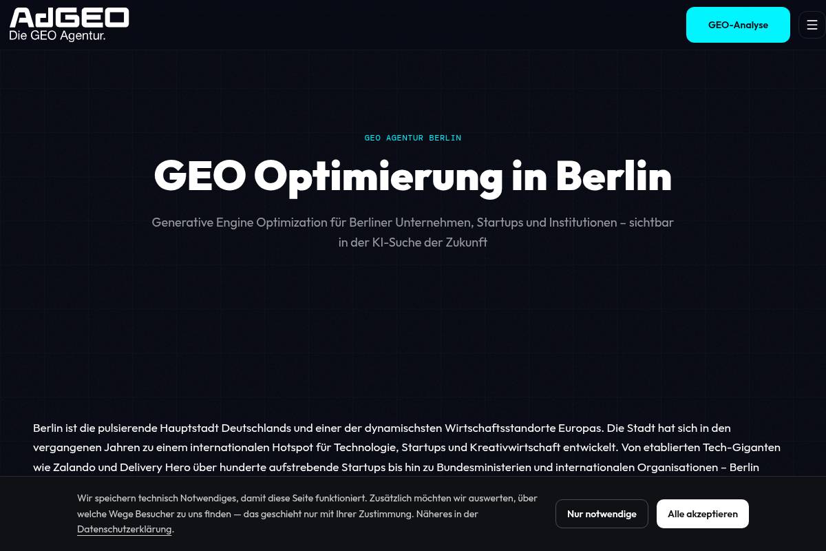 8. ADGEO: Best for Berlin Startups and VC-Backed Companies