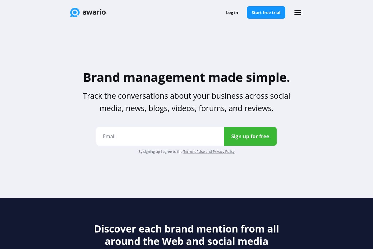 8. Awario — Best for Affordable Social Listening