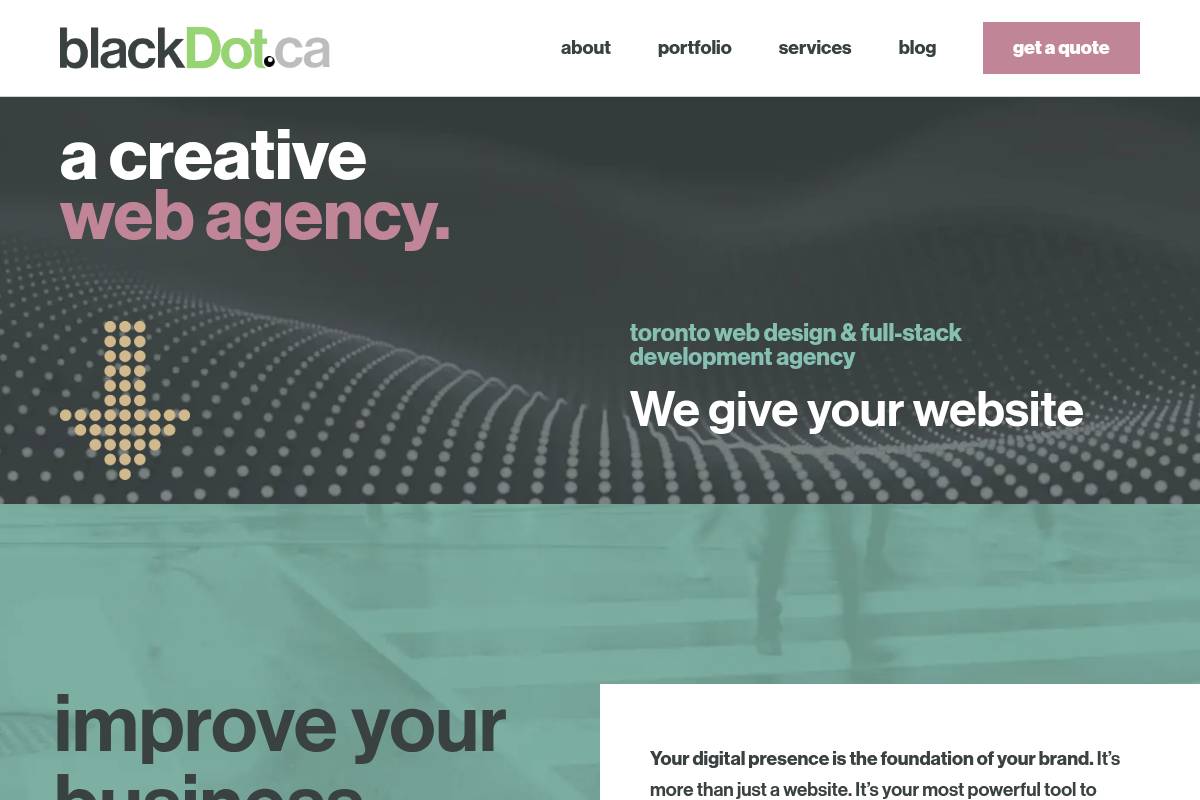 8. blackDot.ca — Best for Long-Standing Full-Service Toronto Agencies