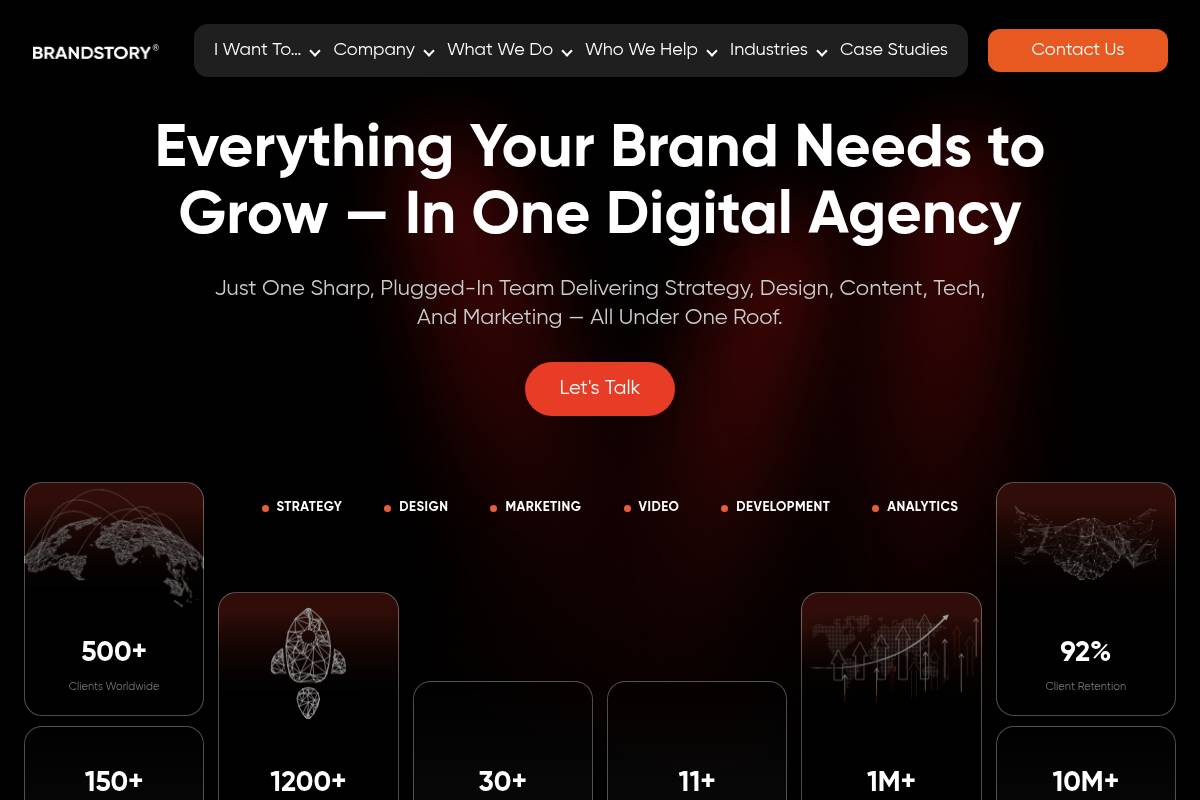 8. Brandstory: Best for Entity Optimization and Topical Authority