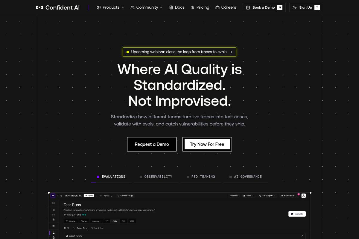 8. Confident AI (DeepEval): Best for Code-First Testing