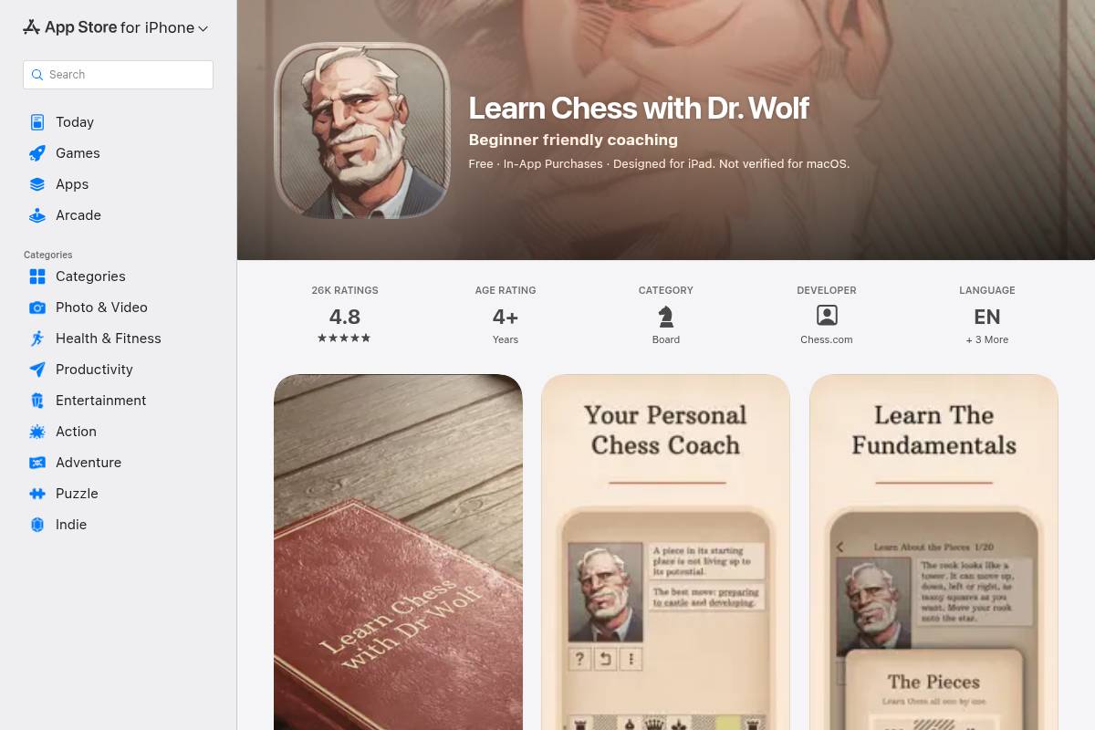 8. Dr. Wolf — Best for Conversational AI Chess Coaching
