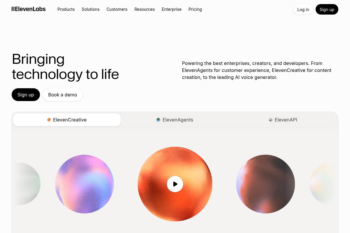 8. ElevenLabs — Best for Best-in-Class Voice Quality in Patient-Facing Agents