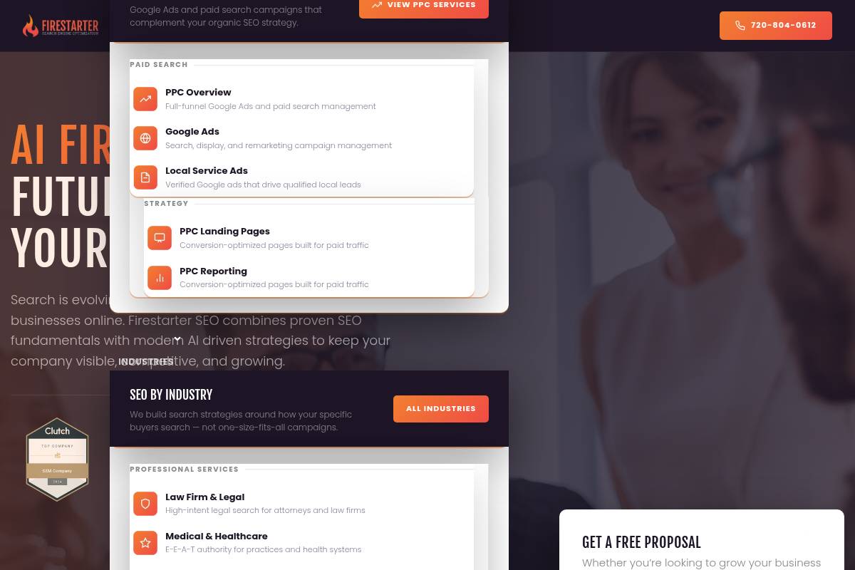 8. Firestarter SEO: Best for Local Service Businesses