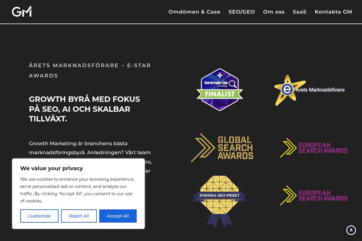 8. Growth Marketing Sweden: Best for Performance-Driven Growth Hacking