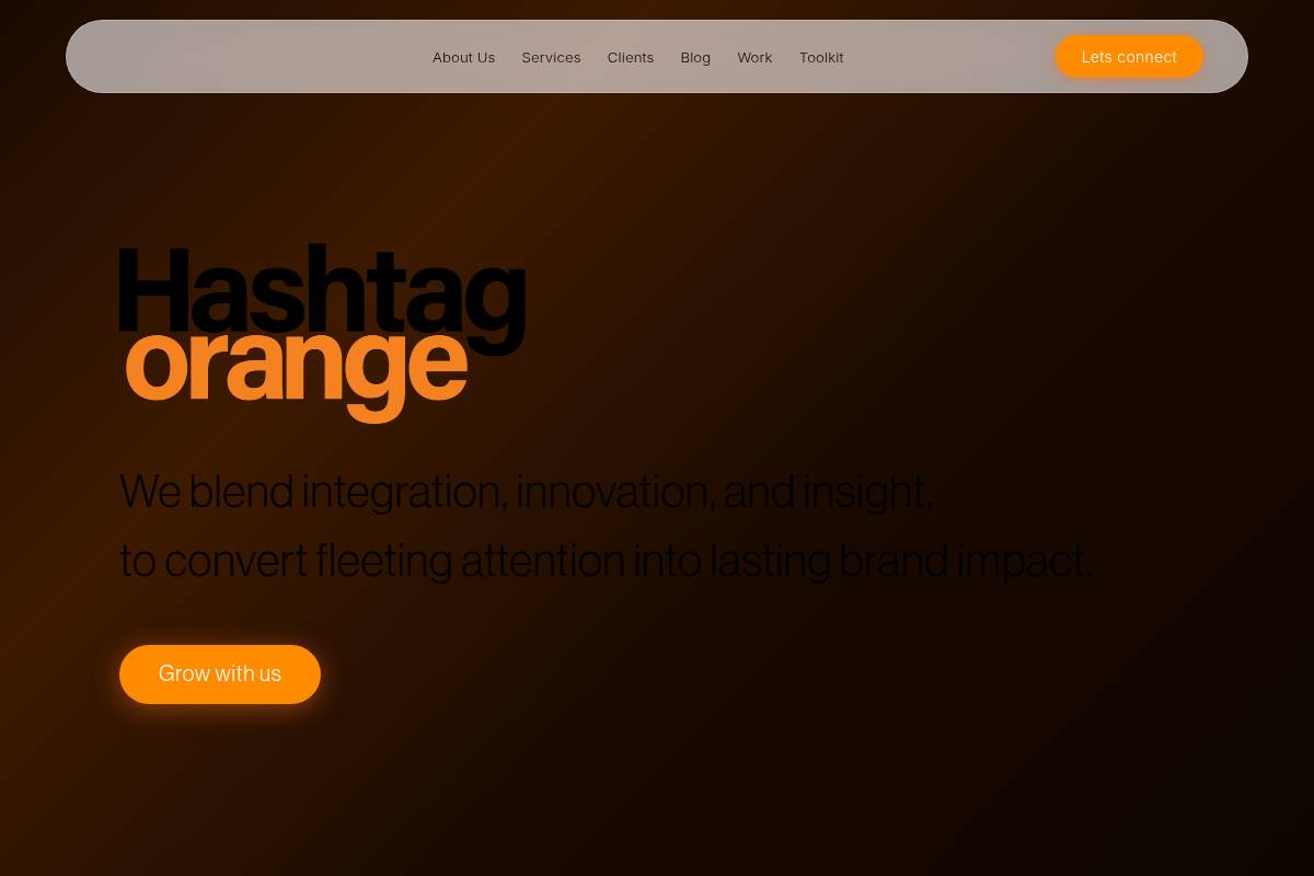 8. Hashtag Orange: Best for ROI-Focused CRO and Attribution