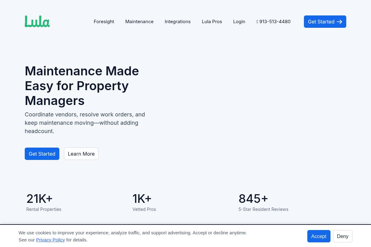 8. Lula: Best for AI Maintenance Coordination