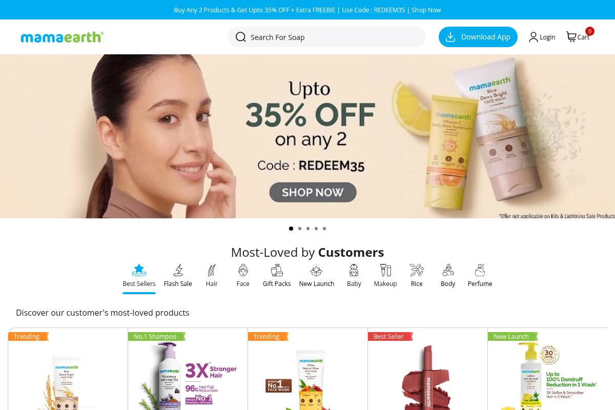 8. Mamaearth Onion Shampoo — Best Budget Option for Buildup Control and Hair Fall