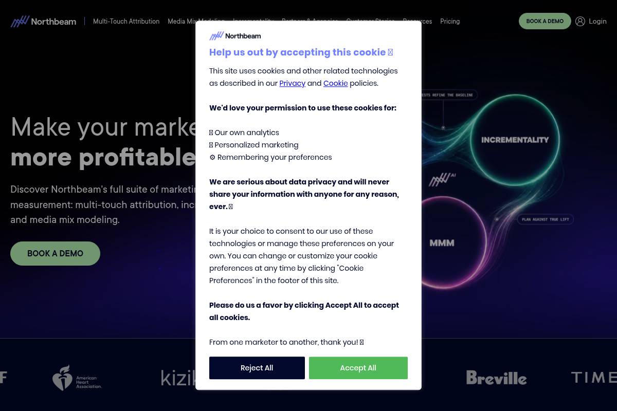 8. Northbeam: Best for Enterprise Multi-Touch Attribution
