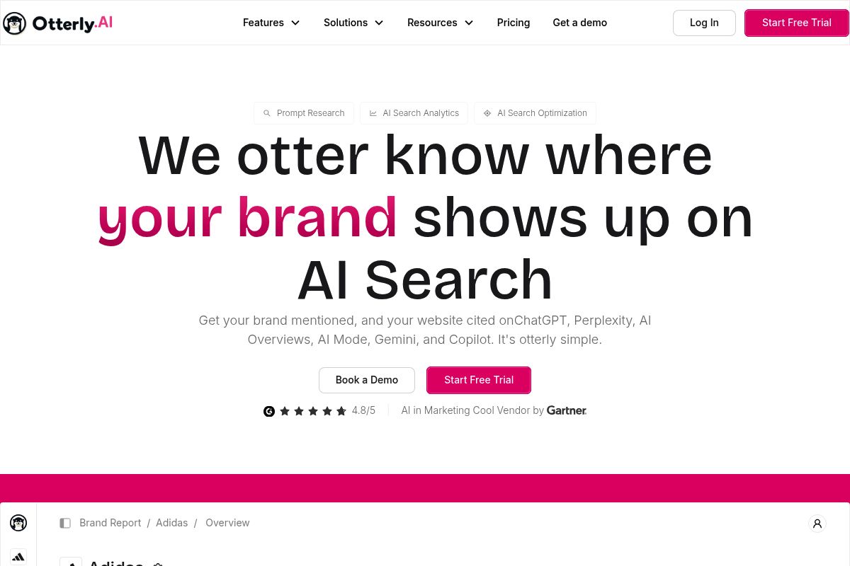 8. Otterly.AI: Best for an Affordable Entry With a Free Trial