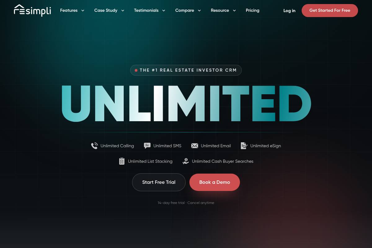 8. REsimpli: Best AI Front Office for Investor and Rental Teams