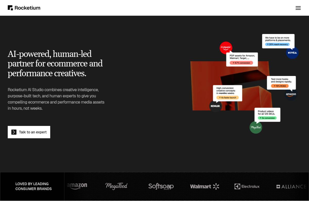 8. Rocketium: Best for AI Creative Automation at Scale