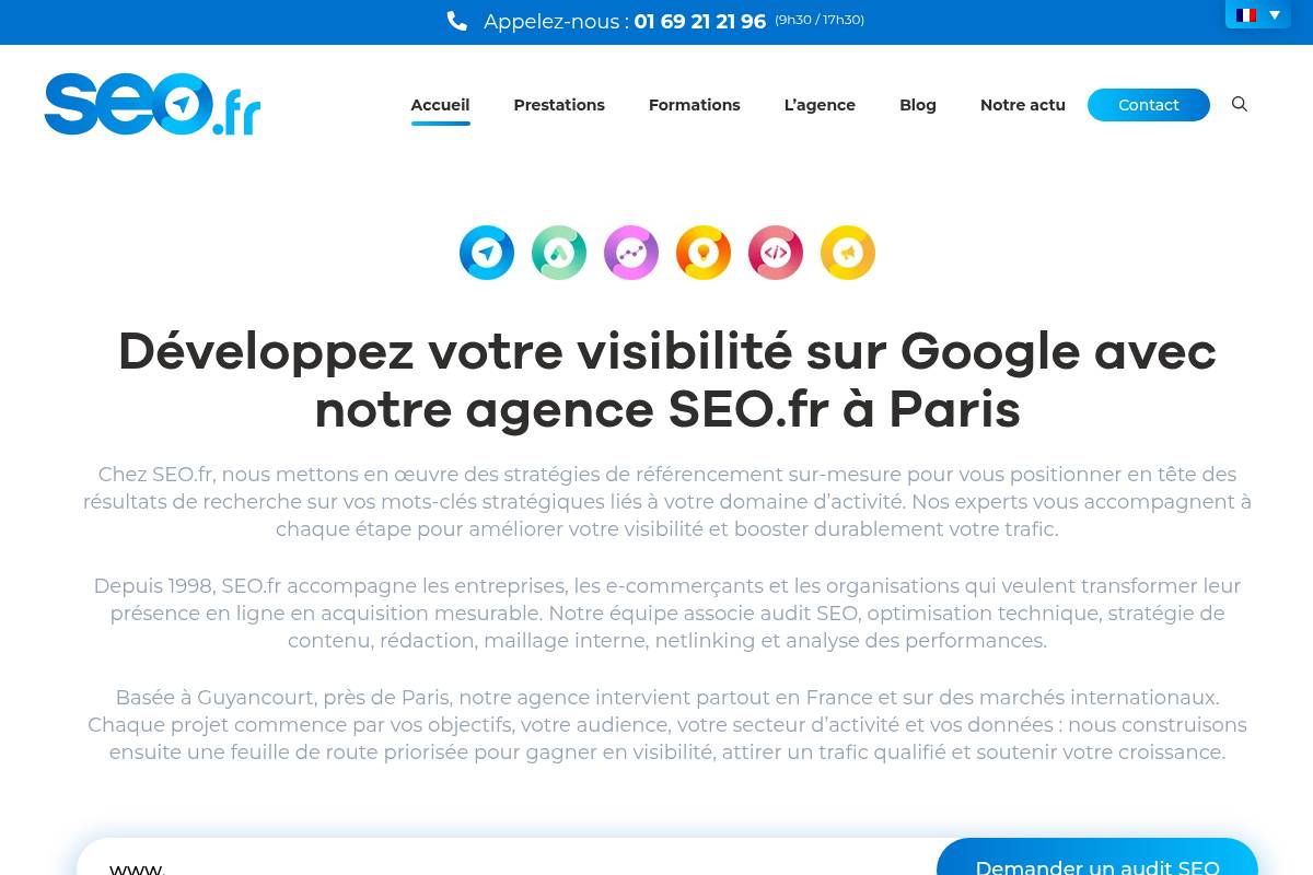 8. SEO.fr — Best for Legacy SEO Agencies Adding GEO