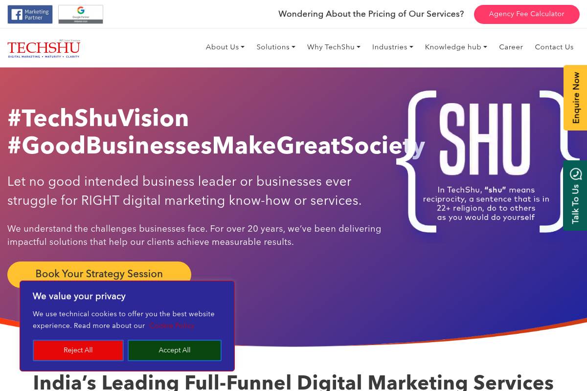 8. TechShu: Best for Global Brands Needing Full-Service AI Search