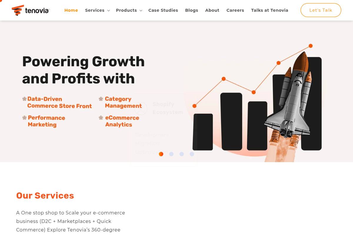 8. Tenovia: Best for Data-Driven Marketplace Management