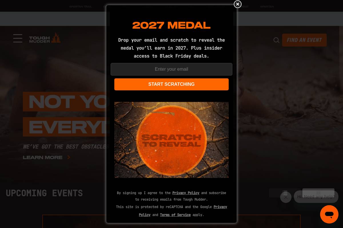 8. Tough Mudder Corporate: Best for High-Intensity Outdoor Obstacle Challenges