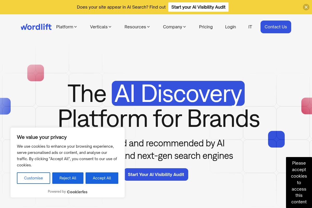 8. WordLift — Best for Semantic SEO and Knowledge Graph on Content-Heavy Sites