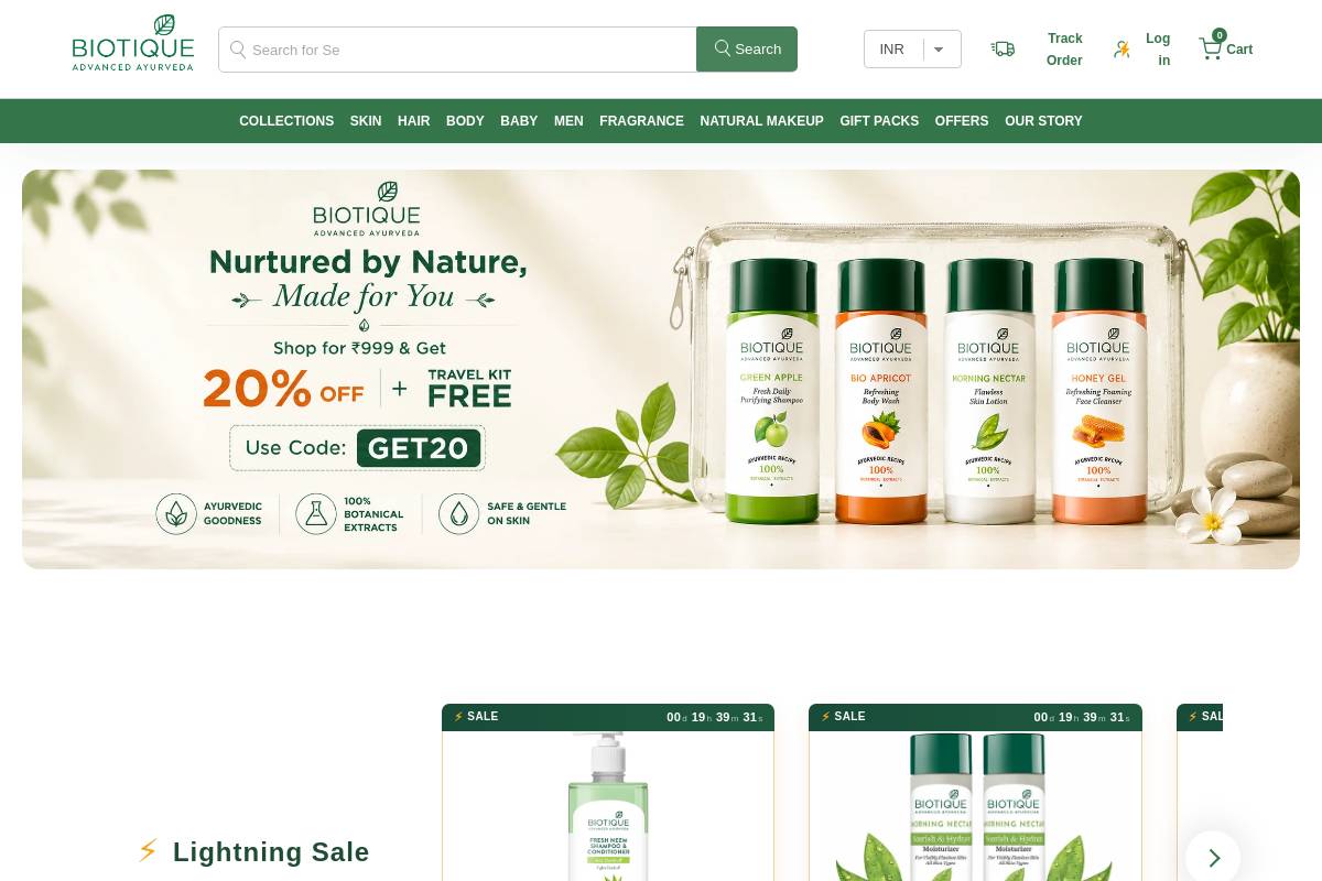 9. Biotique Bio Green Apple Fresh Purifying Shampoo — Best for Everyday pH-Balanced Scalp Cleanse